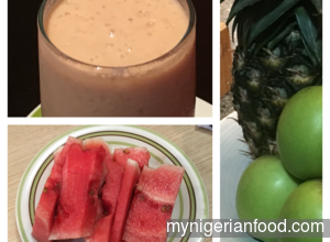 Watermelon in Fruity Smoothie