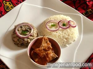 Beans and Rice with Stew