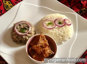 Beans and Rice with Stew