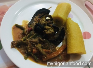 Boiled Plantain