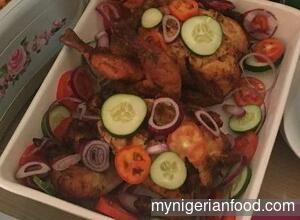 Peppered Chicken and Salad