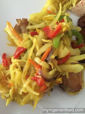 Cabbage stir fry